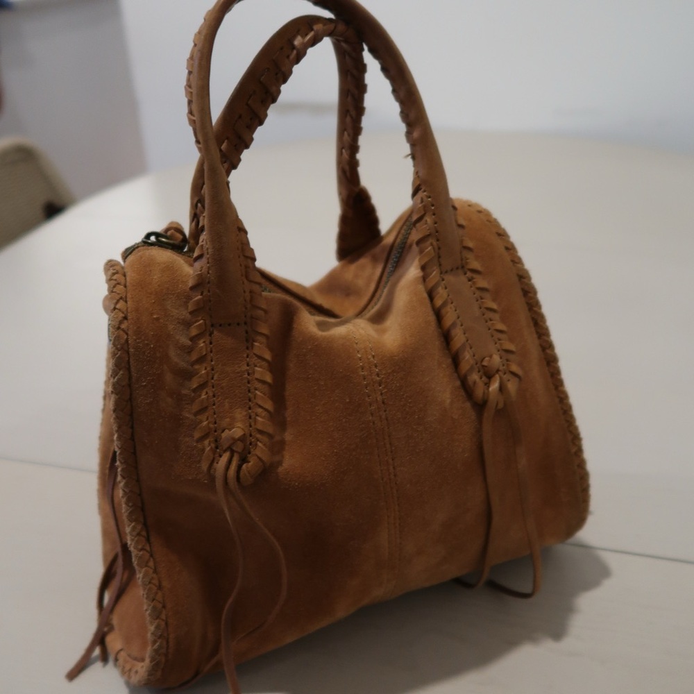 Lucky Brand Tan Suede Handbag